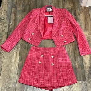 Hello Molly blazer and skort set!